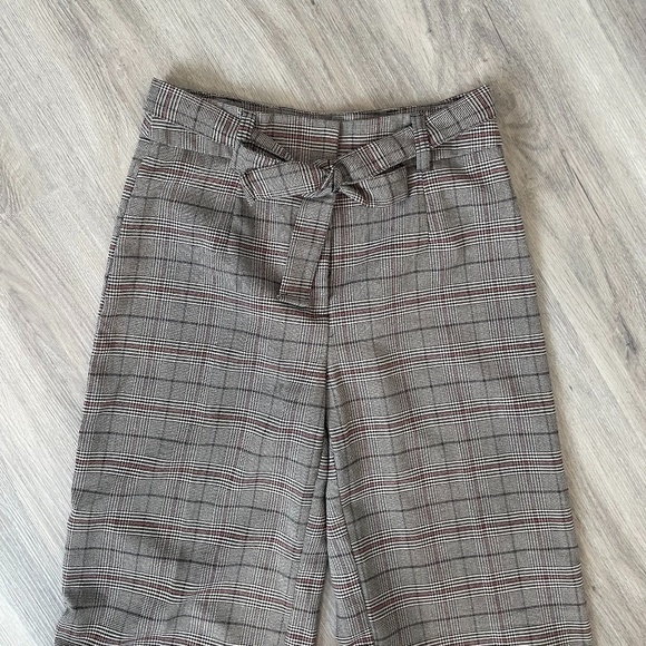 Joe B By Joe Benbasset Plaid Wide Leg Women's Dress Pants - Picture 2 of 6